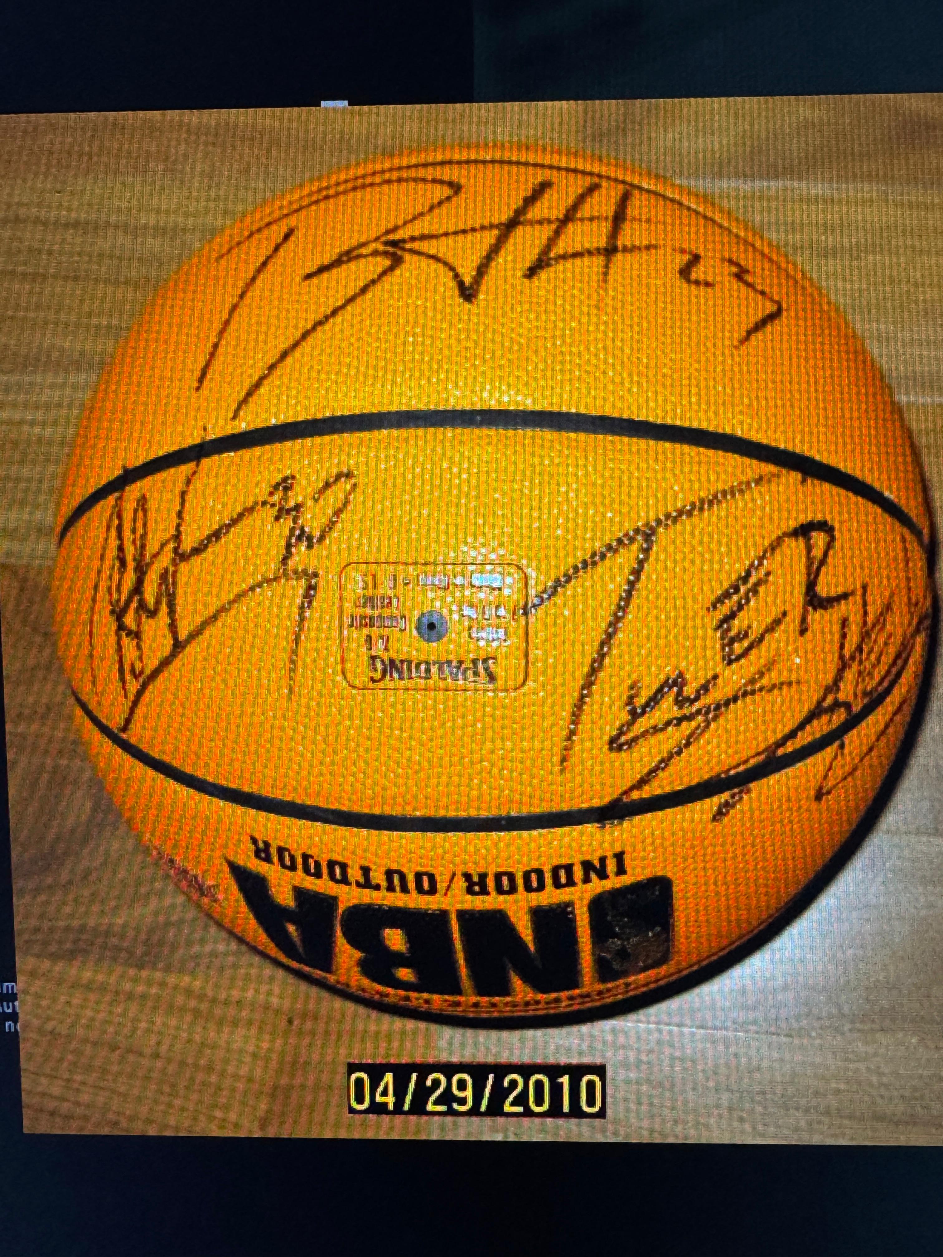 2009 NBA Draft Pick BasketBall Autograph Signed By Stephen Curry JSA Graded