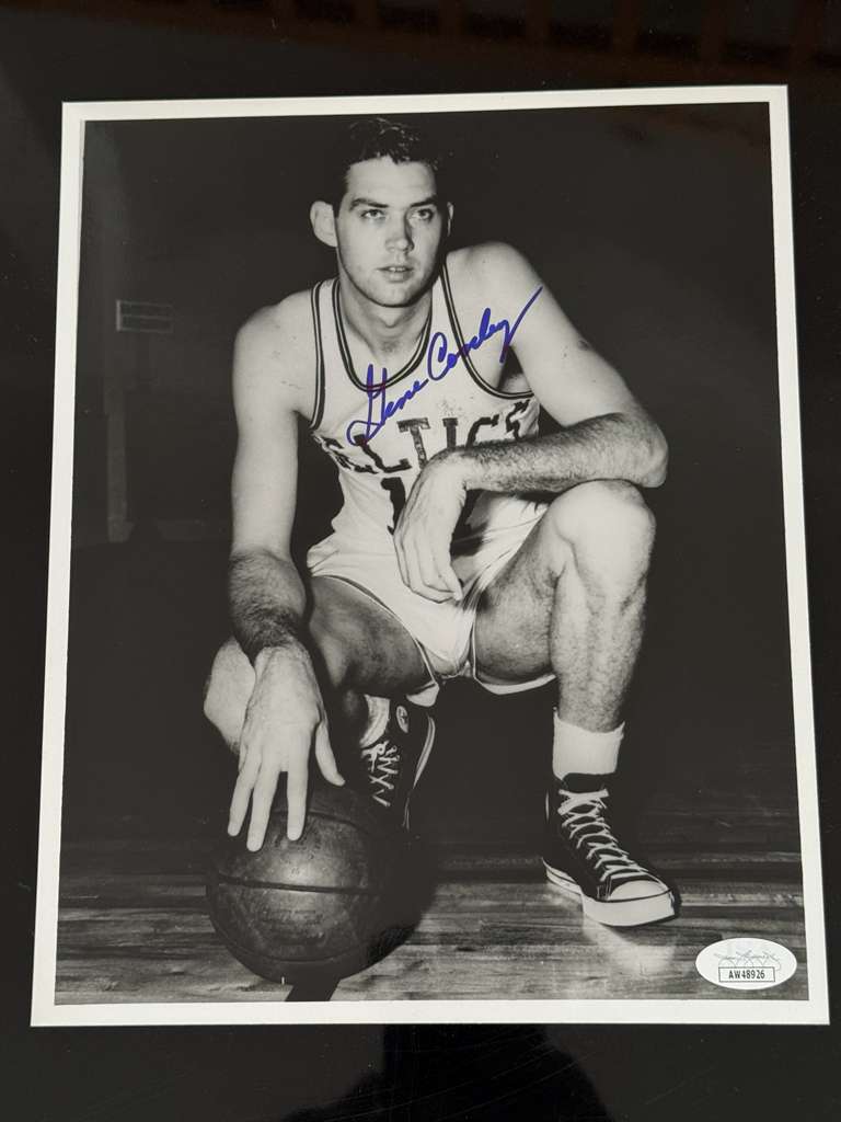 Celtics Photo Autograph Signed By Conley, Gene JSA Graded