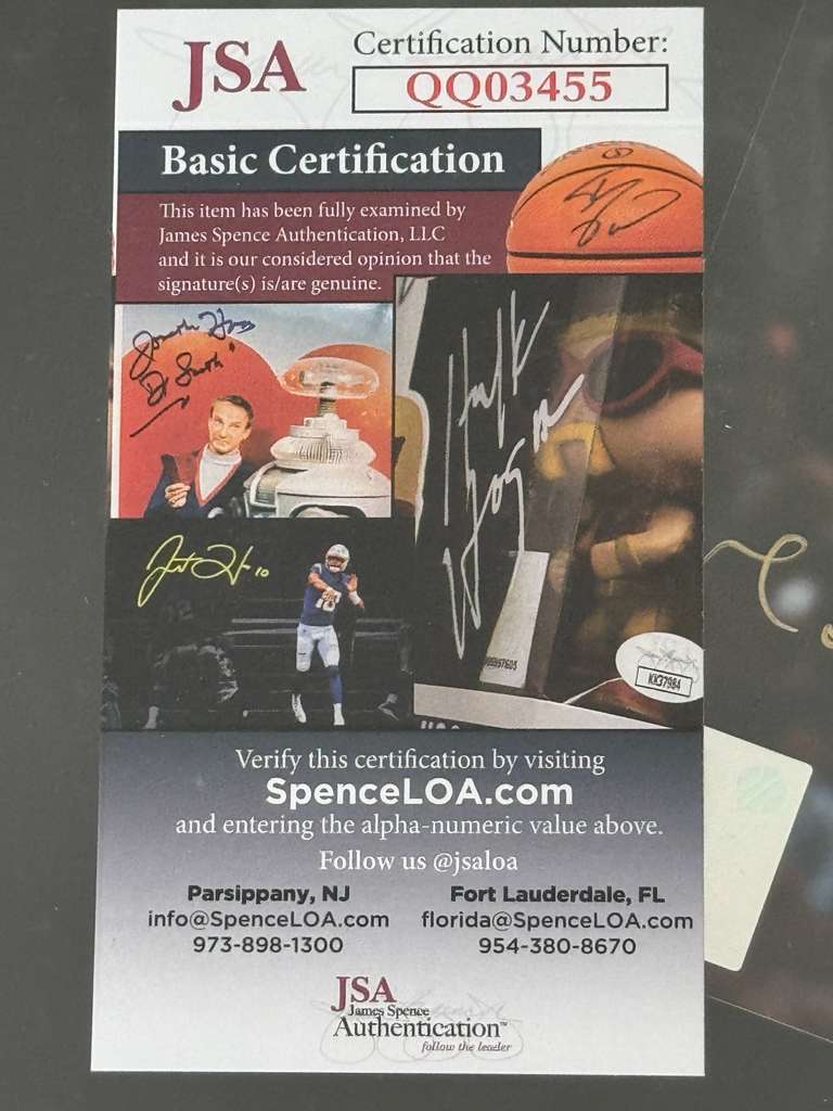 Celtics Photo Autograph Signed By Conley, Gene JSA Graded