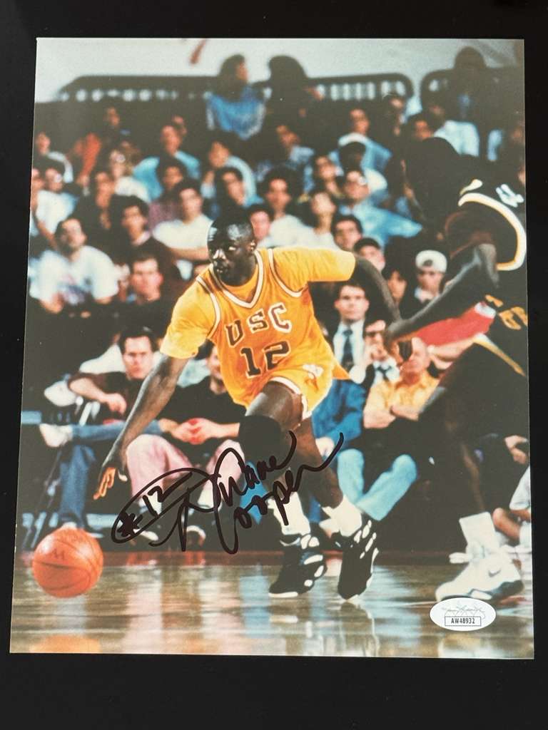 USC Photo Autograph Signed By Cooper, Duane JSA Graded